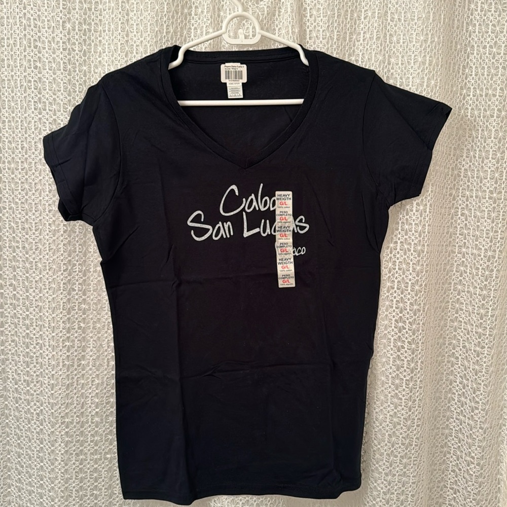 Cabo San Lucas,‎ Mexico women’s black tshirt- large
